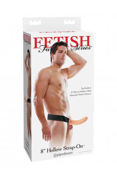 Fetish Fantasy Series 8 Inch Hollow Strap-on -  Flesh