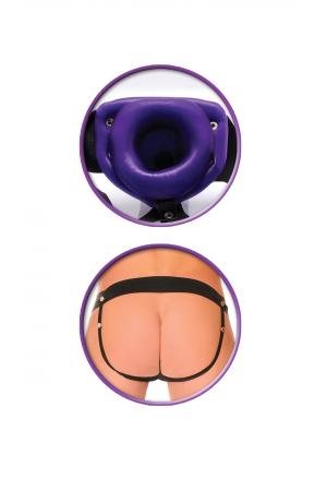 Fetish Fantasy Series for Him or Her Hollow Strap-on - Purple