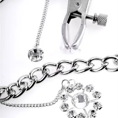 Fetish Fantasy Series Crystal Nipple Clamps
