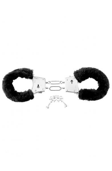 Fetish Fantasy Series Beginner's Furry Cuffs - Black