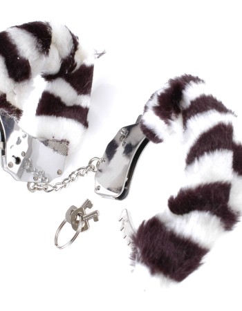 Fetish Fantasy Series Furry Cuffs - Zebra