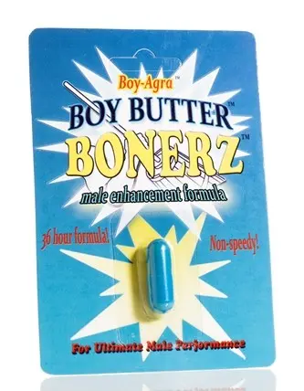 Boy-Agra Boy Butter Bonerz - Male Enhancement Formula - 1 Blister Pack