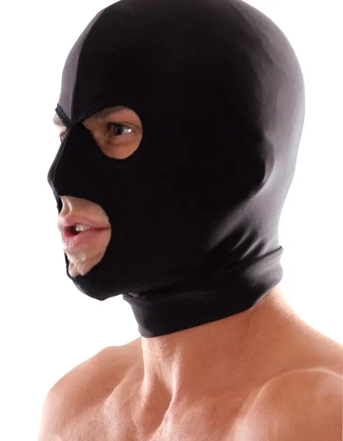 Fetish Fantasy Series Spandex 3-Hole Hood