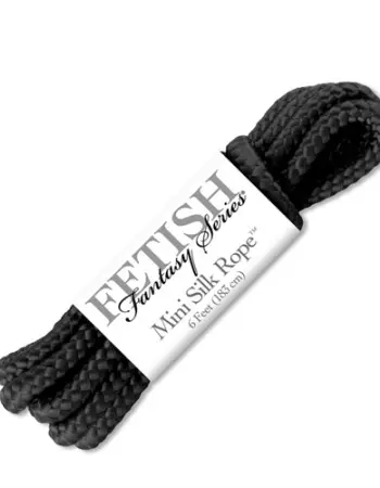 Fetish Fantasy Series Mini Silk Rope - Black