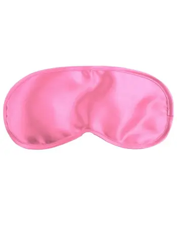 Satin Love Mask - Pink