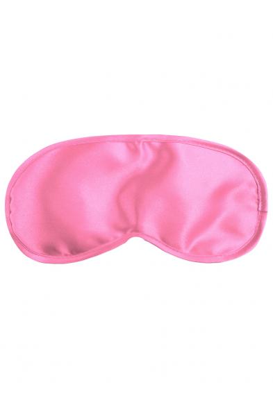 Satin Love Mask - Pink