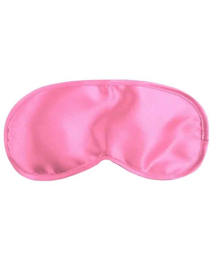 Satin Love Mask - Pink