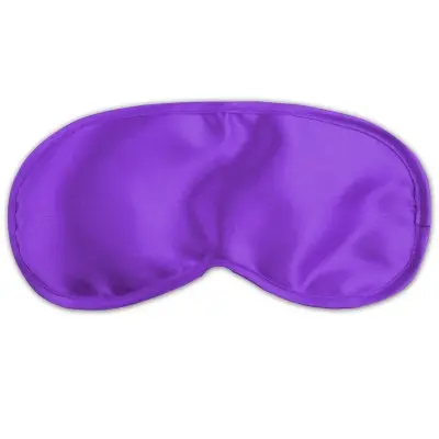 Satin Love Mask - Purple