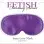 Satin Love Mask - Purple