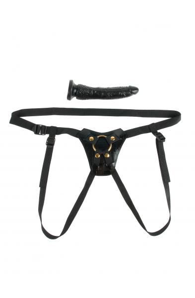 Fetish Fantasy Gold Designer Strap-on - Black