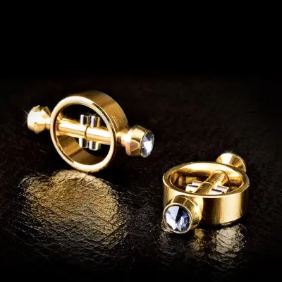 Fetish Fantasy Gold Magnetic Clamps - Gold