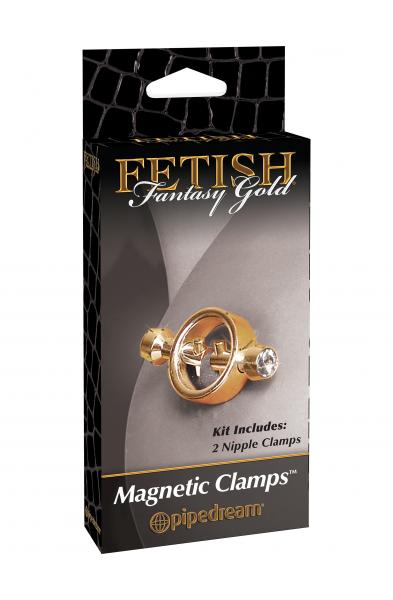 Fetish Fantasy Gold Magnetic Clamps - Gold