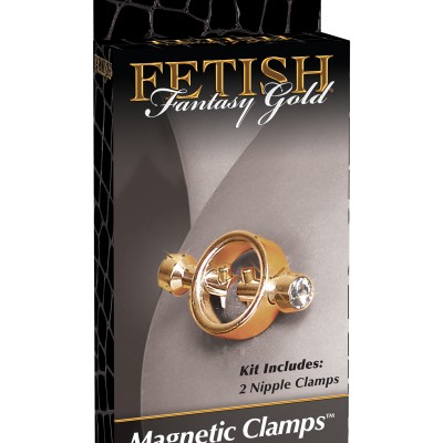 Fetish Fantasy Gold Magnetic Clamps - Gold