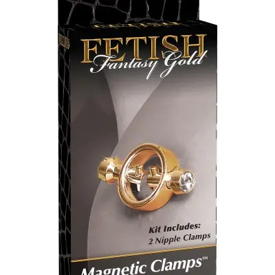 Fetish Fantasy Gold Magnetic Clamps - Gold