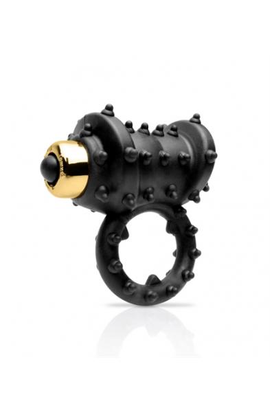 Fetish Fantasy Gold Vibrating Cockring - Black