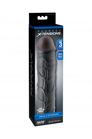 Fantasy X-Tension Mega 3-Inch Extension - Black