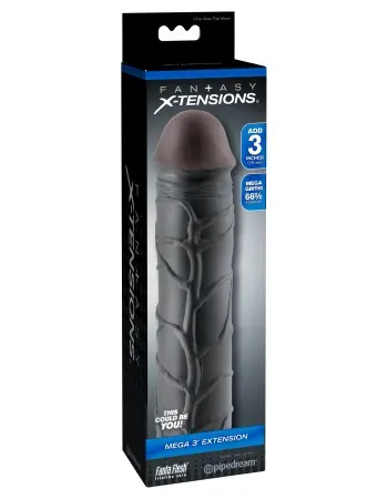 Fantasy X-Tension Mega 3-Inch Extension - Black