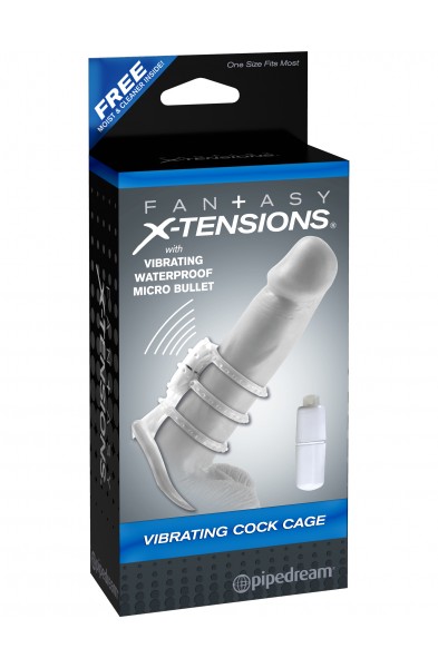 Fantasy X-Tensions Vibrating Cock Cage