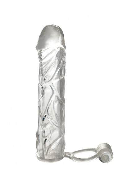 Fantasy X-Tensions Vibrating Super Sleeve - Clear