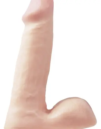 Basix Rubber Works - 6 Inch Dong - Flesh