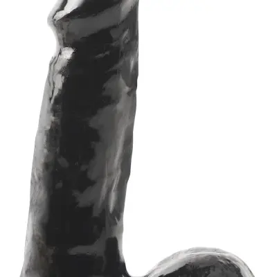 Basix Rubber Works - 6 Inch Dong - Black