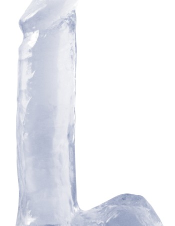 Basix Rubber Works - 7.5 Inch Dong - Clear