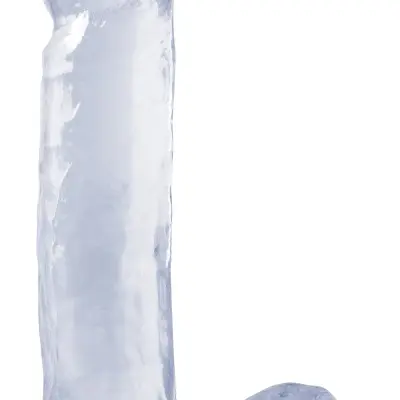 Basix Rubber Works - 7.5 Inch Dong - Clear