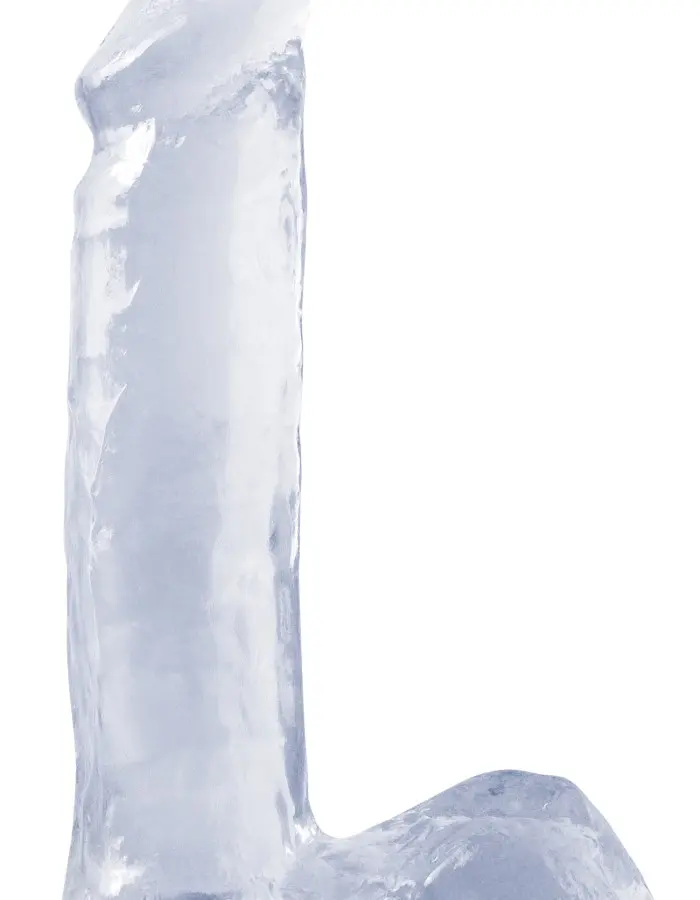 Basix Rubber Works - 7.5 Inch Dong - Clear