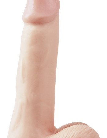 Basix Rubber Works - 8 Inch Dong - Flesh