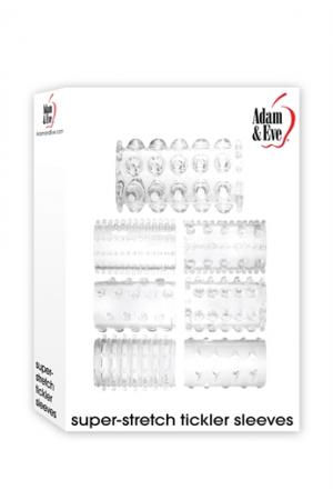 Adam and Eve Super Stretch Sleeves - Clear