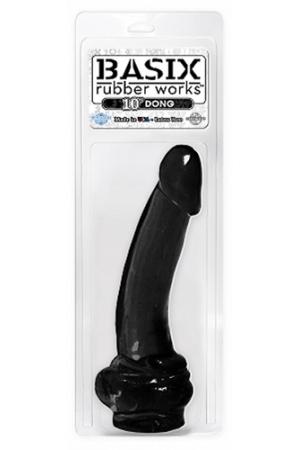 Basix Rubber Works - 10 Inch Dong - Black