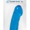 Basix Rubber Works - 6.5 Inch Dong With Suction Cup - Blue