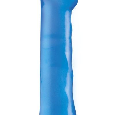Basix Rubber Works - 6.5 Inch Dong With Suction Cup - Blue
