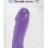 Basix Rubber Works - 7.5 Inch Dong With Suction Cup - Purple
