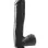 Basix Rubber Works - 10 Inch Dong With Suction Cup - Black