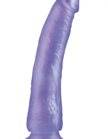 Basix Rubber Works - Slim 7 Inch With Suction Cup - Purple