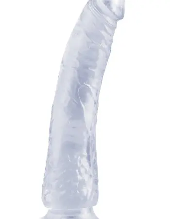 Basix Rubber Works - Slim 7 Inch With Suction Cup - Clear