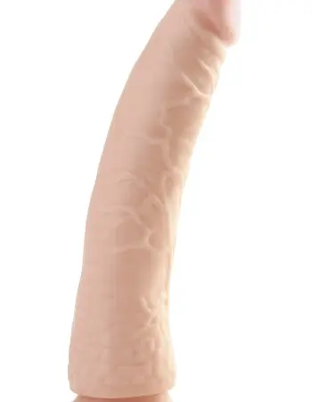Basix Rubber Works - Slim 7 Inch With Suction Cup - Flesh