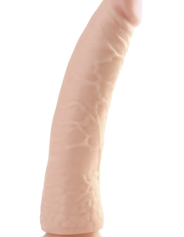 Basix Rubber Works - Slim 7 Inch With Suction Cup - Flesh