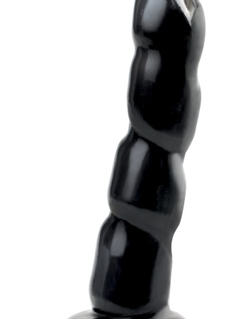 Basix Rubber Works - Twist 'N Shout With Suction Cup - Black
