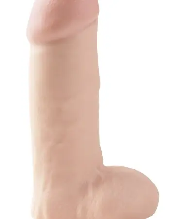 Basix Rubber Works - Big 7 With Suction Cup - Flesh