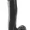 Basix Rubber Works 12 Inch Dong With Suction Cup - Black