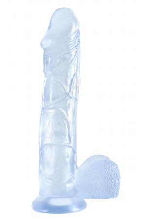 Basix Rubber Works 12 Inch Mega Dildo - Clear