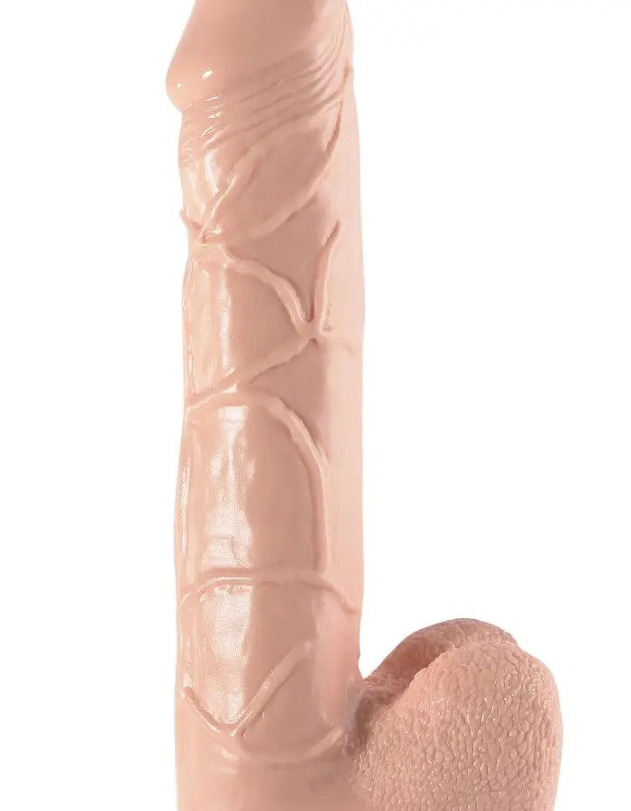 Basix Rubber Works 12 Inch Mega Dildo - Flesh