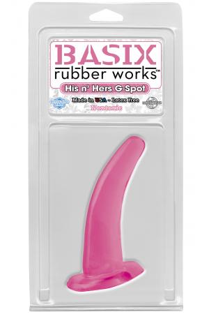 Basix Rubber Works His and Hers G-Spot - Pink