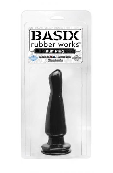 Basix Rubber Works - Butt Plug - Black