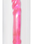 Basix Rubber Works 16 Inch Double Dong - Pink