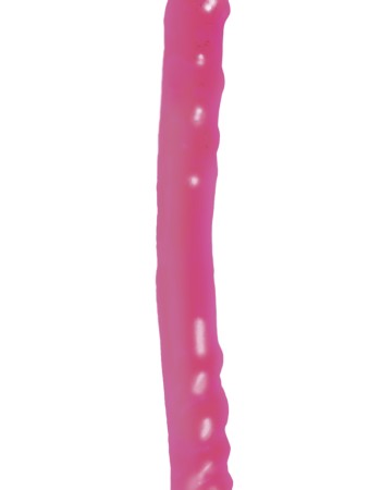 Basix Rubber Works 16 Inch Double Dong - Pink