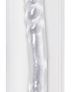 Basix Rubber Works 16 Inch Double Dong - Clear