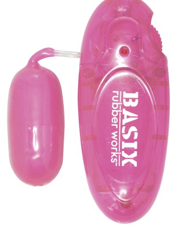 Basix Rubber Works Jelly Egg - Pink